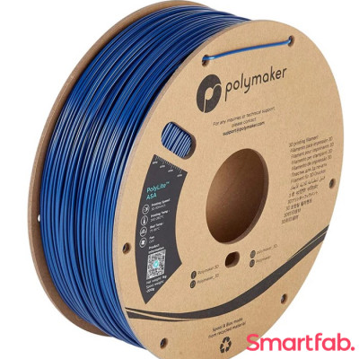 فیلامنت PolyLite ASA رنگ آبی برند پلی میکر قطر 1.75 میلیمتر وزن 1 کیلوگرم