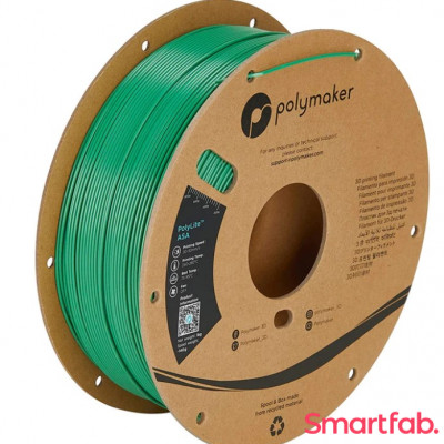 فیلامنت PolyLite ASA رنگ سبز برند پلی میکر قطر 1.75 میلیمتر وزن 1 کیلوگرم