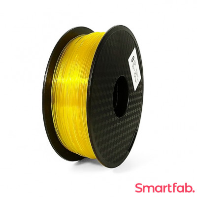 فیلامنت TPU رنگ زرد شفاف برند HELLO3D قطر 1.75 میلیمتر وزن 1 کیلوگرم