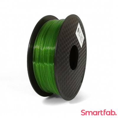 فیلامنت TPU رنگ سبز شفاف برند HELLO3D قطر 1.75 میلیمتر وزن 1 کیلوگرم