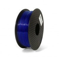 فیلامنت TPU رنگ آبی شفاف برند HELLO3D قطر 1.75 میلیمتر وزن 1 کیلوگرم