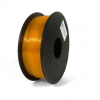 فیلامنت TPU رنگ نارنجی شفاف برند HELLO3D قطر 1.75 میلیمتر وزن 1 کیلوگرم