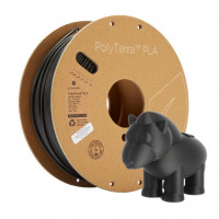 فیلامنت PolyTerra PLA مات رنگ مشکی ذغالی برند پلی میکر قطر 2.85 میلیمتر وزن 1 کیلوگرم