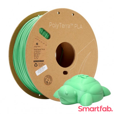 فیلامنت PolyTerra PLA مات رنگ سبز جنگلی برند پلی میکر قطر 1.75 میلیمتر وزن 1 کیلوگرم