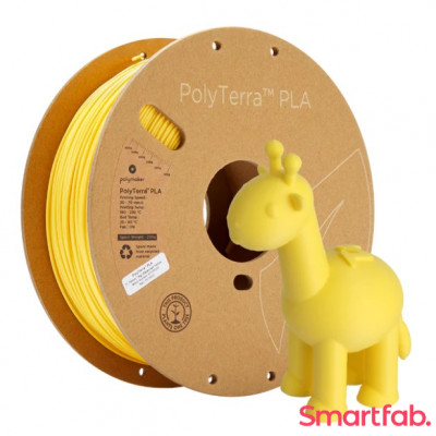 فیلامنت PolyTerra PLA مات رنگ زرد ساوانا برند پلی میکر قطر 1.75 میلیمتر وزن 1 کیلوگرم