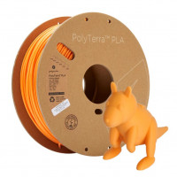 فیلامنت PolyTerra PLA مات رنگ نارنجی روشن برند پلی میکر قطر 2.85 میلیمتر وزن 1 کیلوگرم